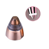 Mini Electric Eyebrow Trimmer, Lipstick Brows Pen Hair Remover, Painless Eyebrow Razor Epilator with LED Light