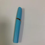 Mini Electric Eyebrow Trimmer, Lipstick Brows Pen Hair Remover, Painless Eyebrow Razor Epilator with LED Light