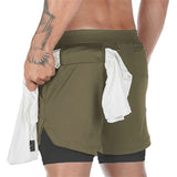 Double-Deck Athletic Shorts