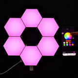 Honeycomb LED Quantum Wall Lights