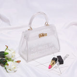 Clear and Candy Colored Transparent PVC Shoulder Bags