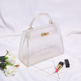 Clear and Candy Colored Transparent PVC Shoulder Bags