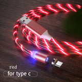 Magnetic Luminous Lighting USB Charging Mobile Phone Cable