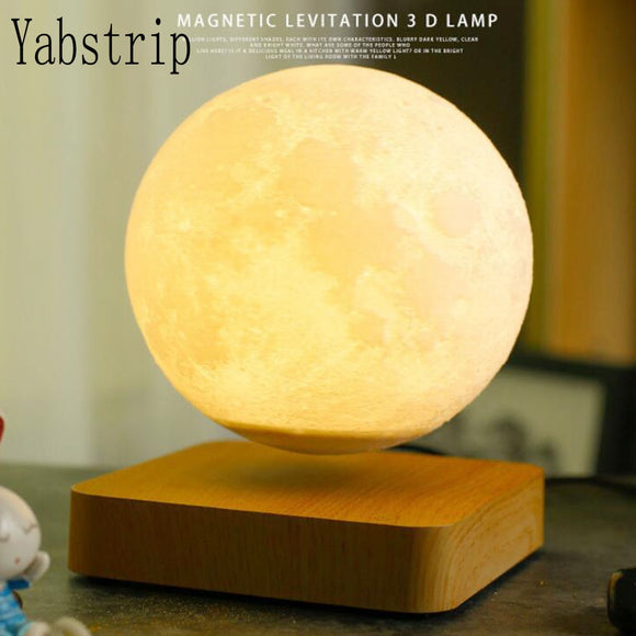 Magnetic Levitating 3D Moon Lamp