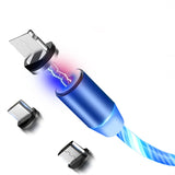 Magnetic Luminous Lighting USB Charging Mobile Phone Cable