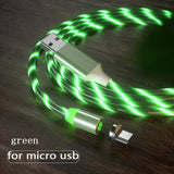 Magnetic Luminous Lighting USB Charging Mobile Phone Cable