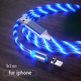 Magnetic Luminous Lighting USB Charging Mobile Phone Cable